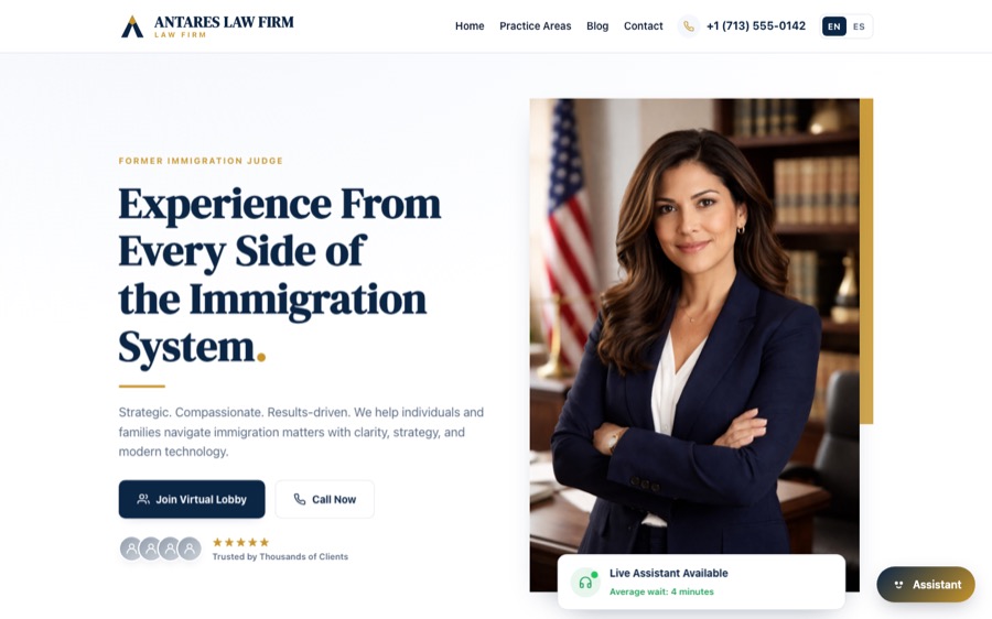 Antares Law Firm — law firm website
